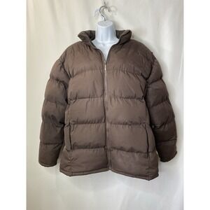 Vintage Maxims Studio Womens Brown Puffer Coat Size 2XL‎ Outdoor Winter Gorpcore